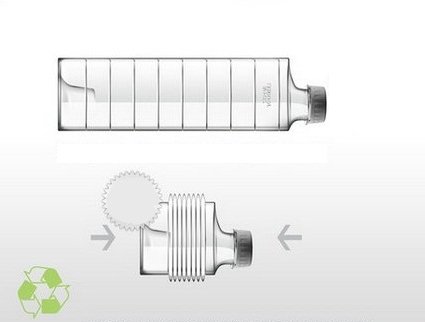 Обновлённая концепция пластиковой бутылки