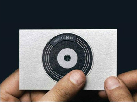 Бизнес идея: Визитная DJ-карточка с проигрывателем