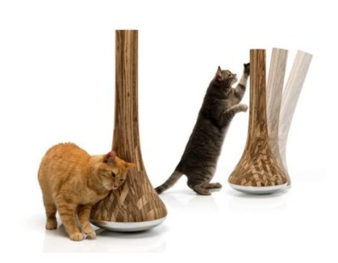 Кедровая «точилка» для кошачьих когтей